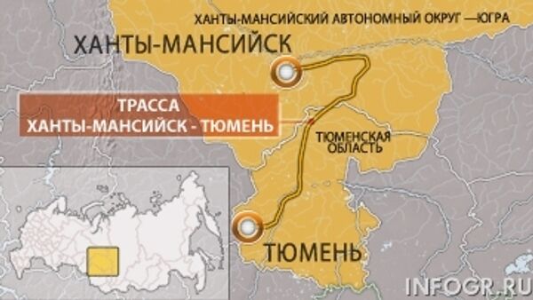 Карта Тюмени