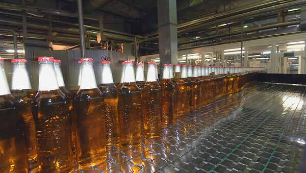 Производство пива. Архивное фото