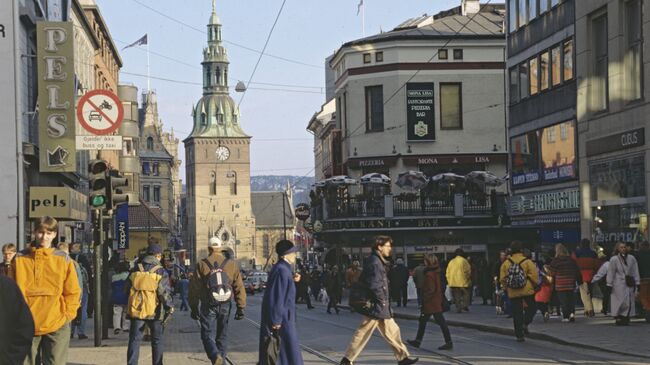 Город Осло, столица Норвегии. Архивное фото