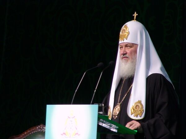 Патриарх Кирилл на встрече с молодежью в Нижнем Новгороде