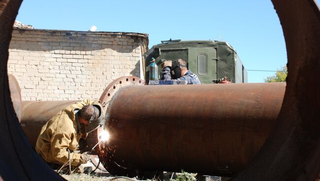 Авария на водозаборе в Саратове