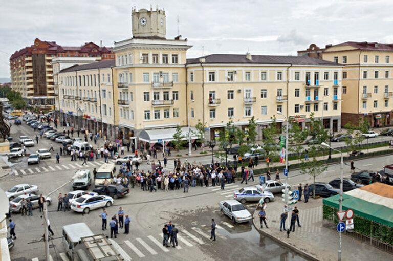 Взрыв в центре Грозного