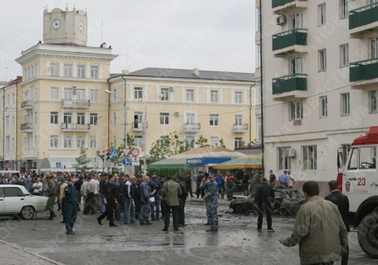 Взрыв в центре Грозного