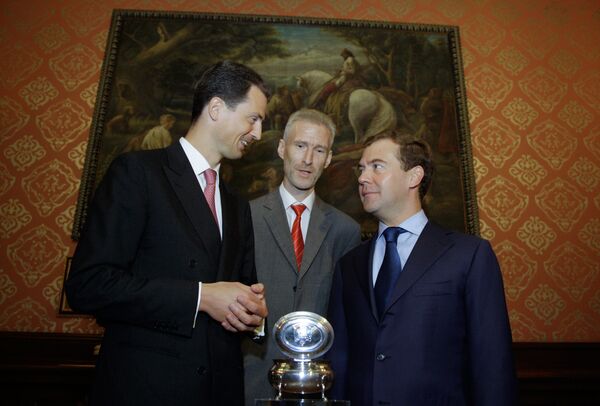 Встреча президента РФ Дмитрий Медведев с наследным принцем Лихтенштейна Алоисом