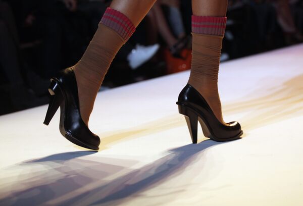 Туфли из коллекции Alexandre Herchcovitch на неделе моды в Нью-Йорке