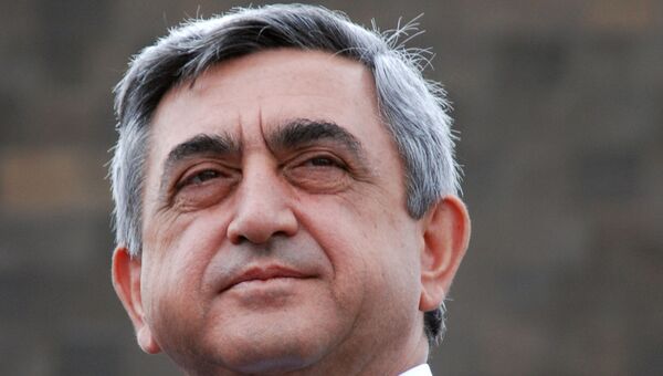 Президент Республики Армения Серж Саргсян 