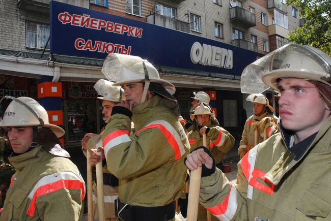 Взрыв на складе пиротехники в Воронеже