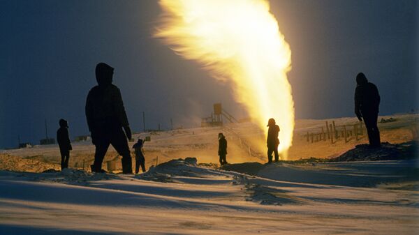 Добыча газа на полуострове Ямал, архивное фото