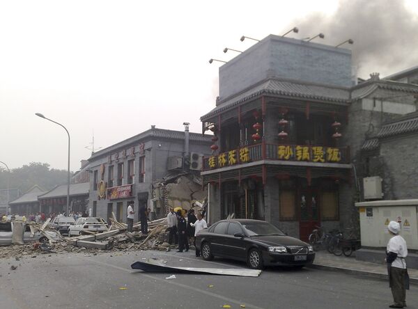 Взрыв прогремел в ресторане в центре Пекина