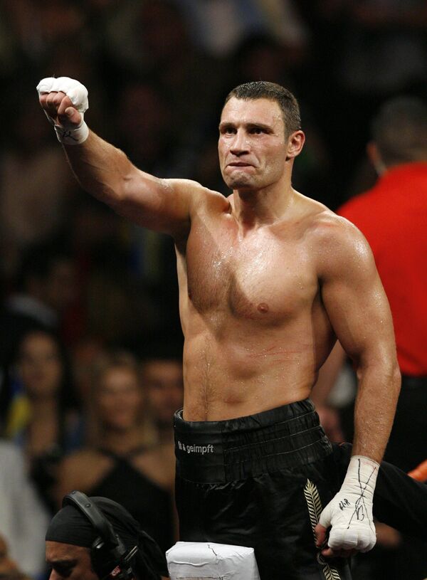 Украинский боксер Виталий Кличко