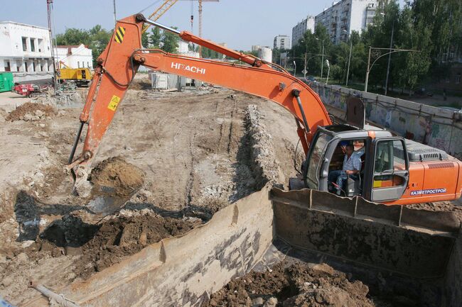 Обвал грунта на строящейся линии метро произошел в Алма-Ате