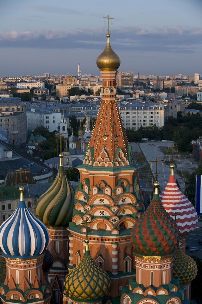 Вид на Москву со Спасской Башни