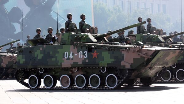 Китайские танки на параде. Архивное фото