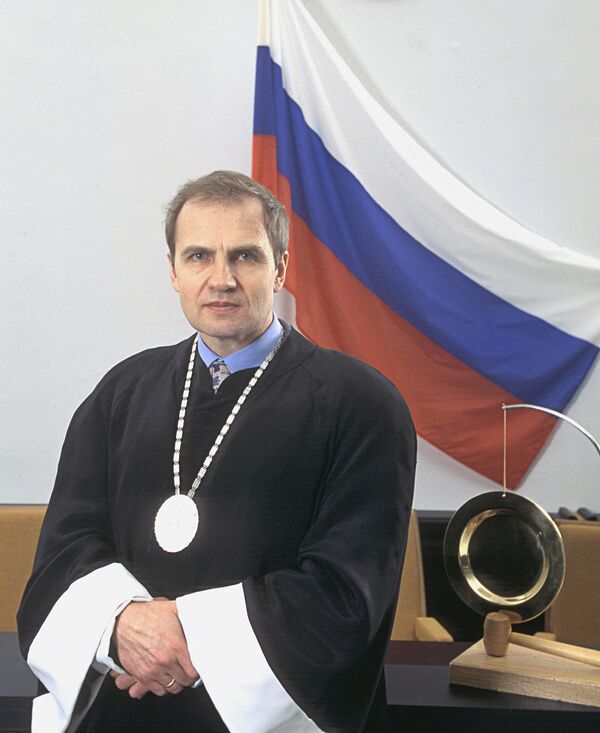 Председатель Конституционного суда РФ В.Зорькин