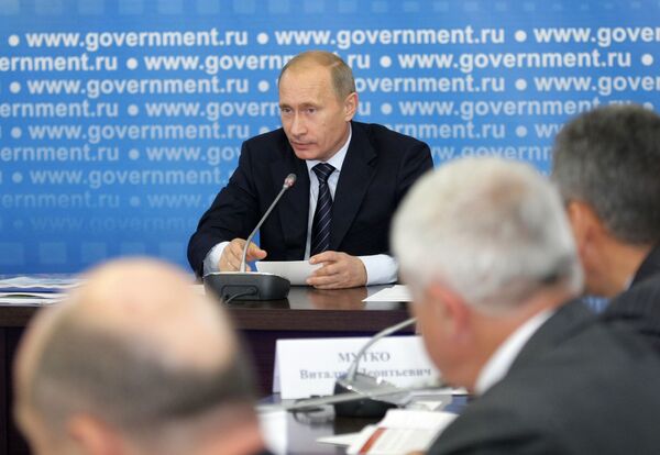 Премьер-министр РФ Владимир Путин провел совещание во Владимире
