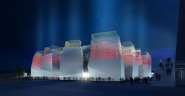 Строительство павильона РФ для выставки ЭКСПО-2010 в Шанхае