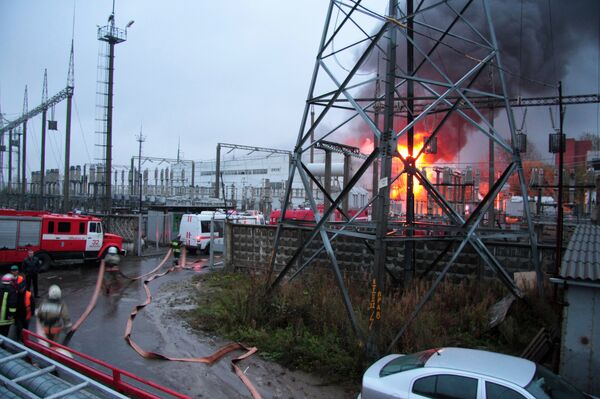 Пожар на подстанции в Москве не нарушил энергоснабжение