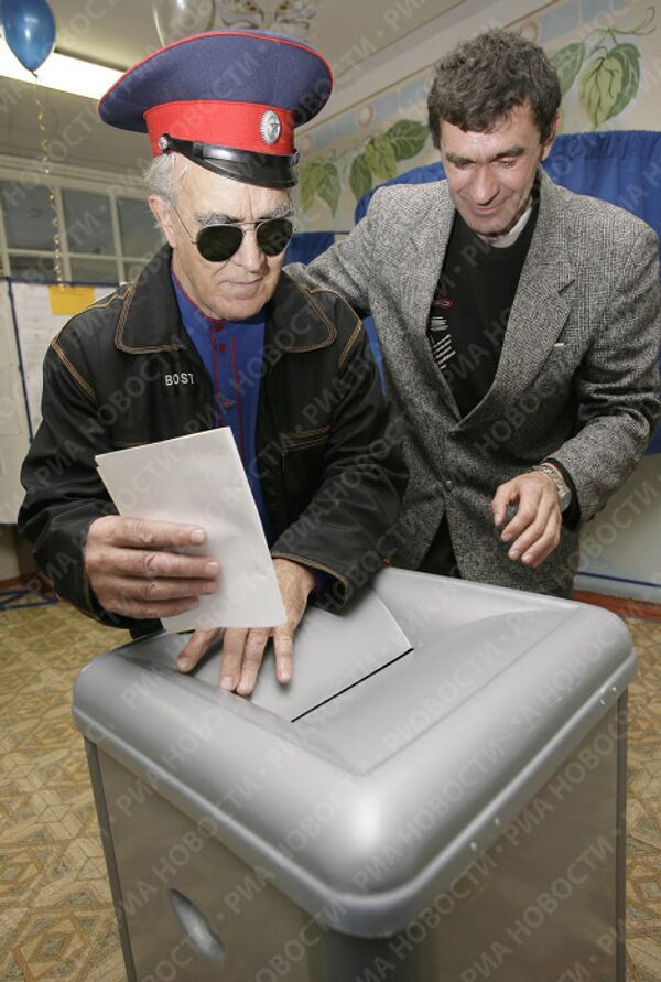 Во время голосования в Ростовской области