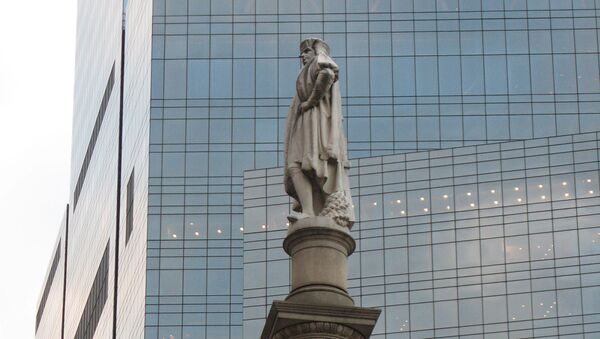 Памятник Христофору Колумбу в Нью-Йорке