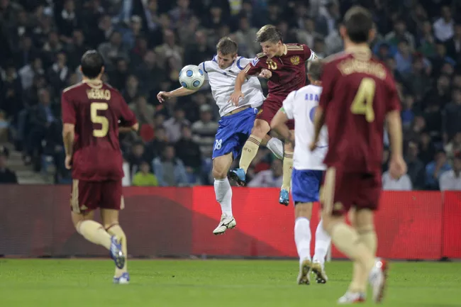Футбол. Отборочный турнир чемпионата мира-2010: Азербайджан - Россия