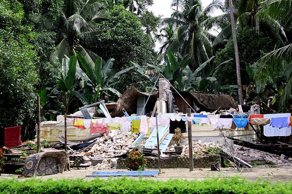 Последствия землетрясения в городе Паданг