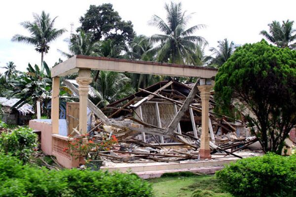 Последствия землетрясения в городе Паданг