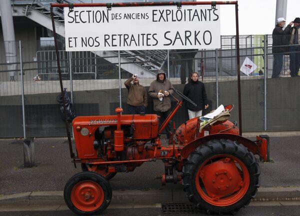 Забастовка французских фермеров