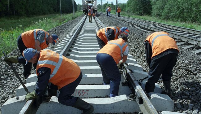 Летние путевые работы на Московской железной дороге