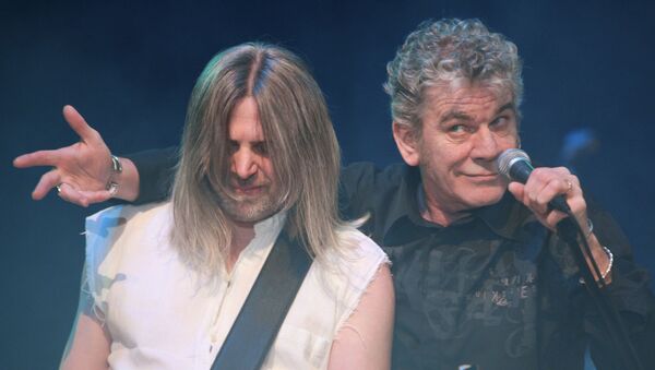 Вокалист рок-группы Nazareth Дэн Маккаферти и лидер-гитарист Джимми Мурисон