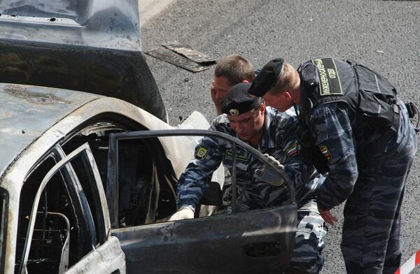 Машина начальника криминальной милиции Малгобека взорвана в Ингушетии