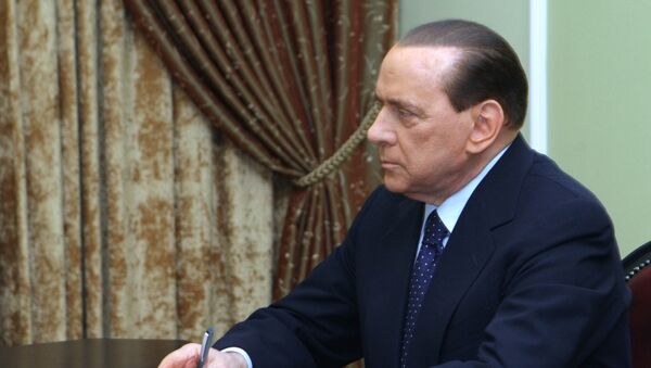Глава правительства Италии Сильвио Берлускони