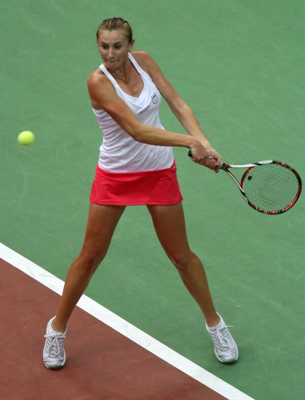 Белорусская теннисистка Ольга Говорцова