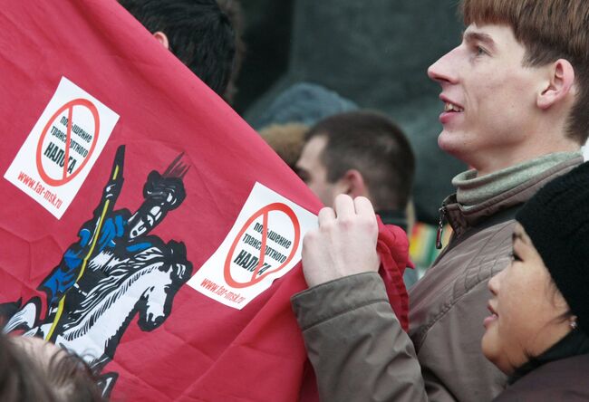 Митинг автомобилистов в Москве. Архив