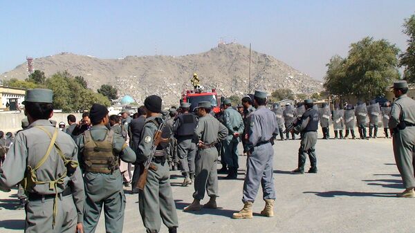 Полиция разгоняет студенческую демонстрацию в Кабуле
