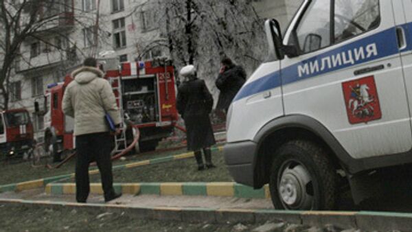 Жильцы горевшего в Москве дома будут временно размещены в гостинице