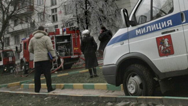 Пожар в жилом доме 