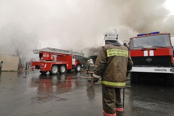 Прорыв газовой трубы с возгоранием произошел на стройплощадке в Москве