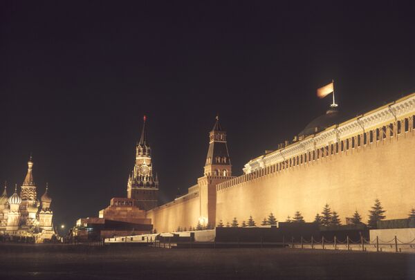 Красная площадь в Москве. Архив