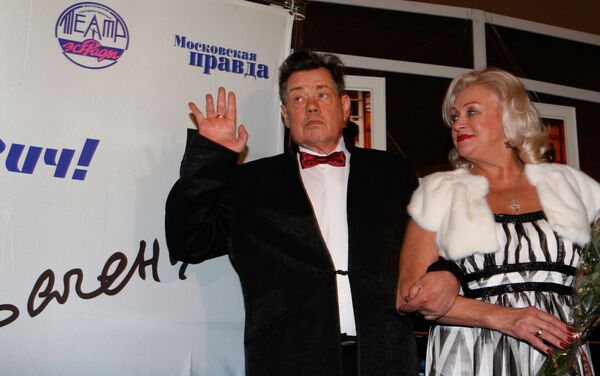 Народный артист России Николай Караченцов с супругой Людмилой Поргиной