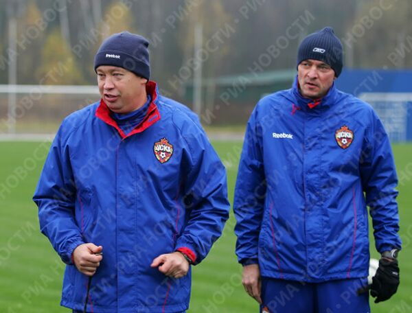 Леонид Слуцкий (слева) и Виктор Онопко