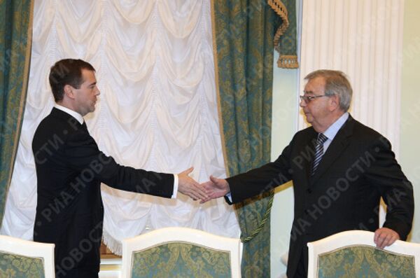 Встреча президента РФ Д. Медведева с участниками российско-американского общественного форума