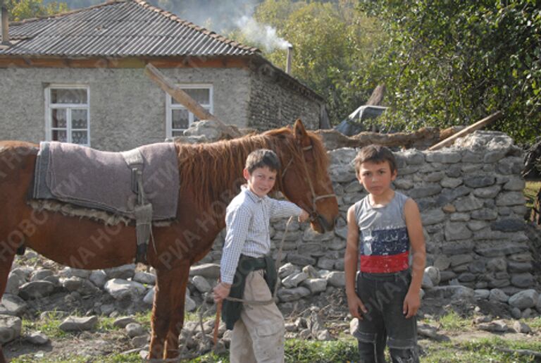 Жители Панкисского ущелья 