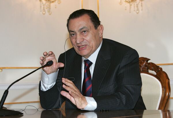 Президент Египта Хосни Мубарак. Архив