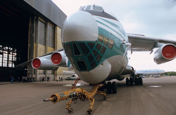 Первый самолет Ил-76 компании Алроса