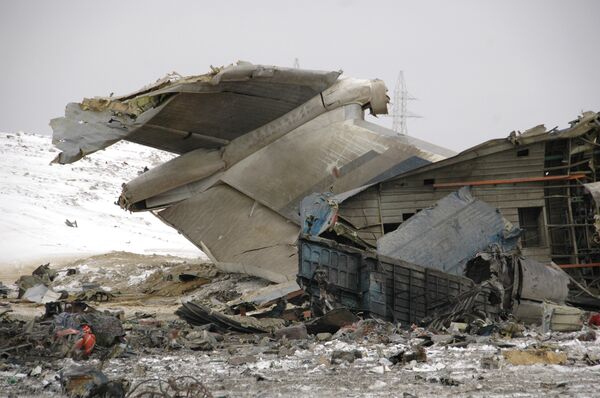 Крушение военно-транспортного самолета Ил-76 в Якутии