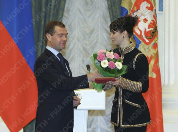 В Кремле состоялась церемония вручения государственных наград