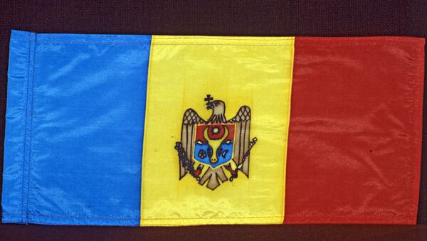Государственный флаг Республики Молдова. Архивное фото
