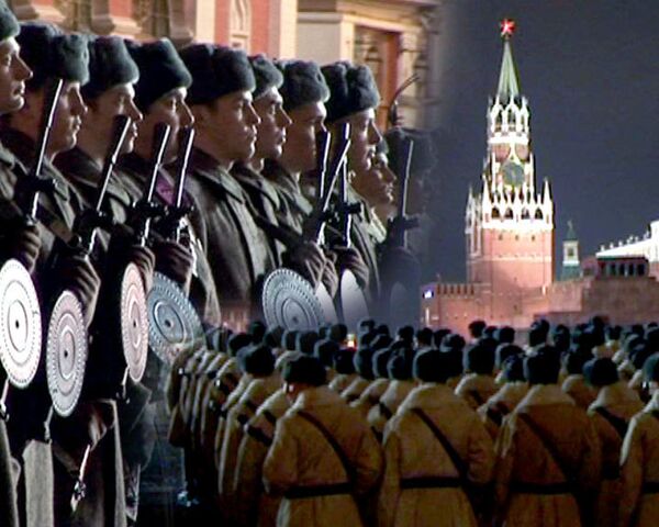 Парад на Красной площади как в 41-м. Видео с репетиции