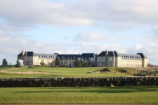 Гольф-курорт Fairmont в шотландском городе Сент-Эндрюс, где проходит встреча финансовой двадцатки