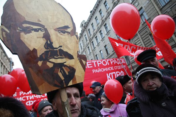 Митинг в Санкт-Петербурге, посвященный 7 ноября